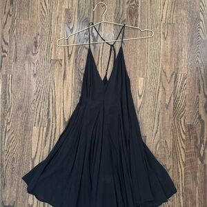 Free People Black Mini Sundress